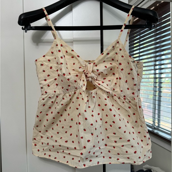 Madewell Tie-Front Keyhole Cami Top - Picture 6 of 7